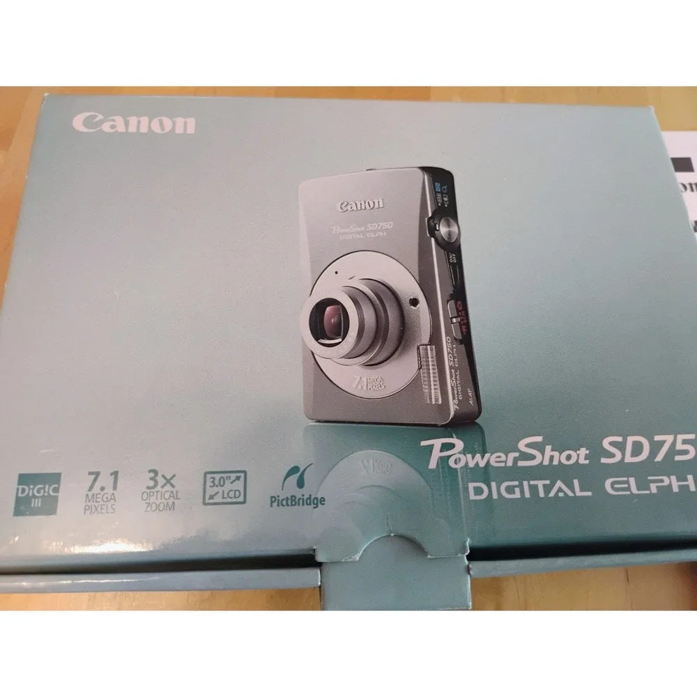 WORKS!! Canon PowerShot Digital ELPH SD750 7.1MP Digital Camera Battery Charger